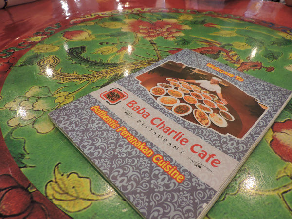 Baba Charlie Cafe in Melaka Malaysia